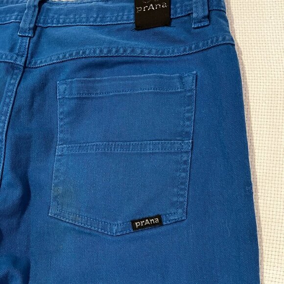 Prana Jeans Mens 34‎ x 30 Teal Denim Pants Slim Fit Stretch Straight Leg Stretch - Picture 10 of 10